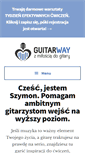 Mobile Screenshot of guitarway.pl